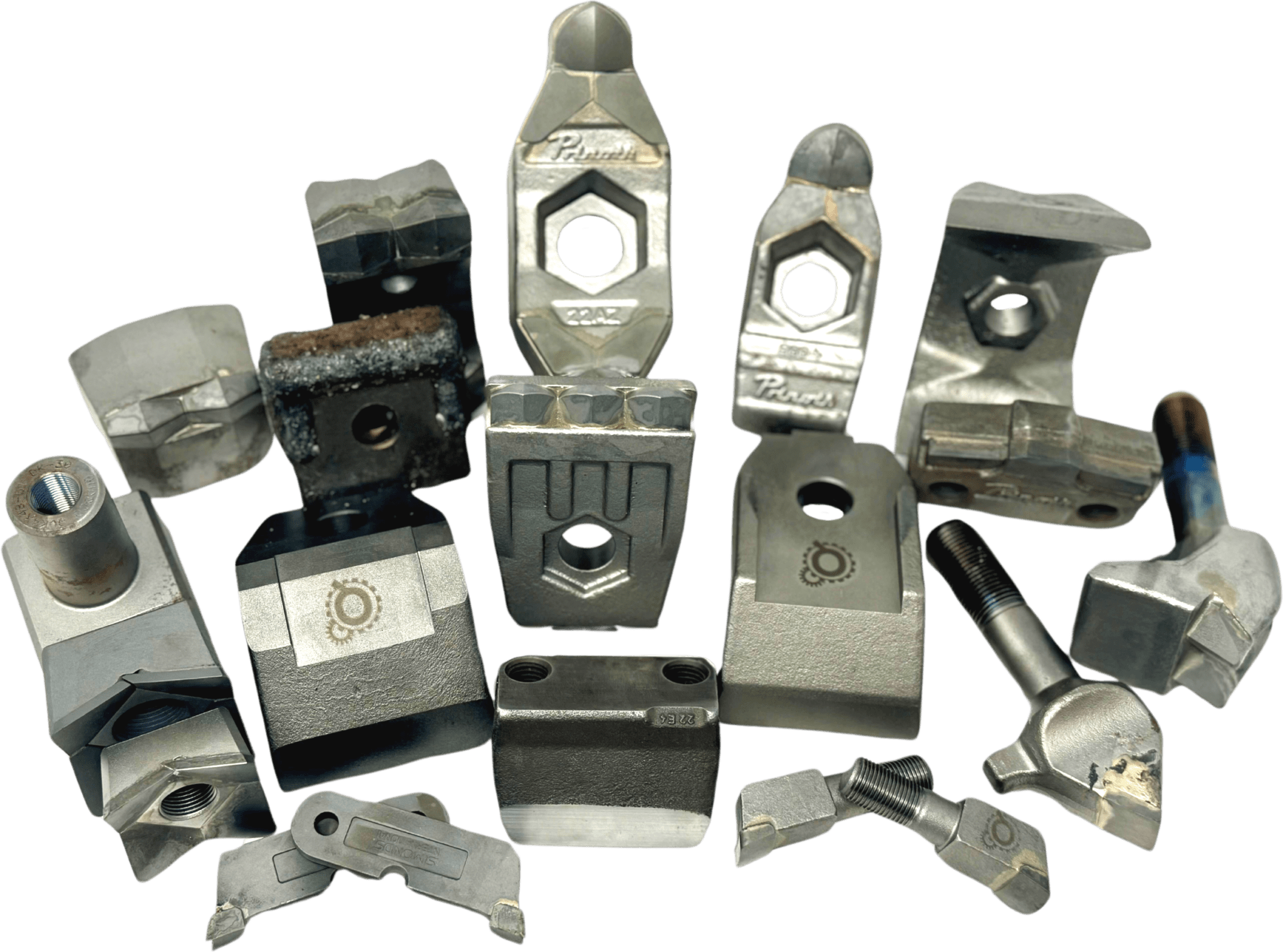 Assorted Mulching Teeth Display